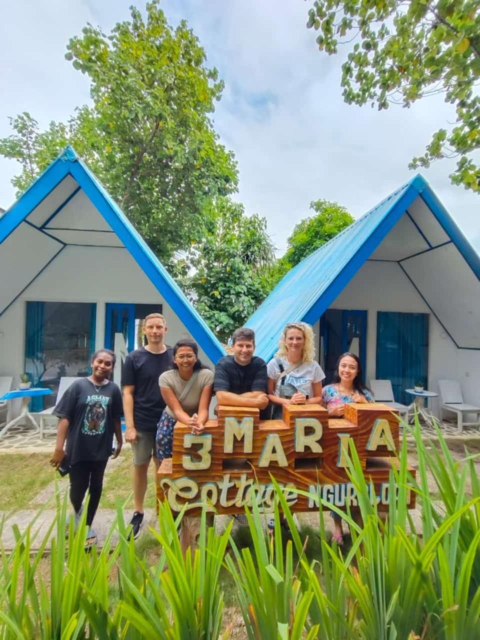 Tria Maria Cottage Ngurbloat 外观 照片